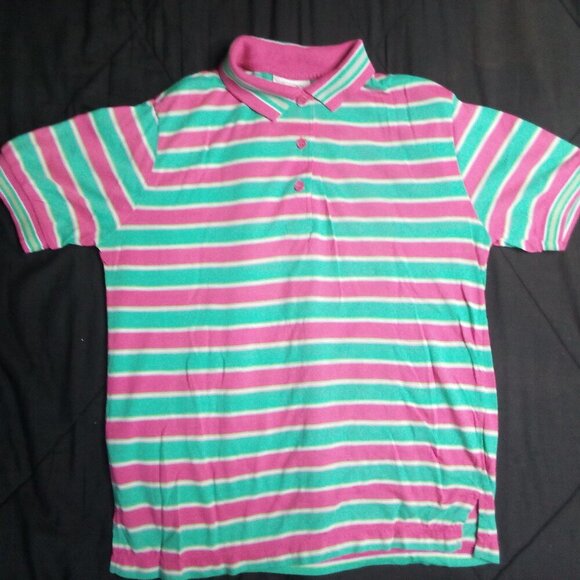 Vintage Chelsea Place Striped Polo Shirt - Picture 2 of 6